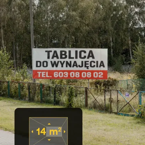 billboard-Lotnicza-kiernek-centrum ul. Lotnicza 100 Wrocław - na wysokości ul. Bednarskiej, kierunek CENTRUM - 6,00 x 2,38 m. XL