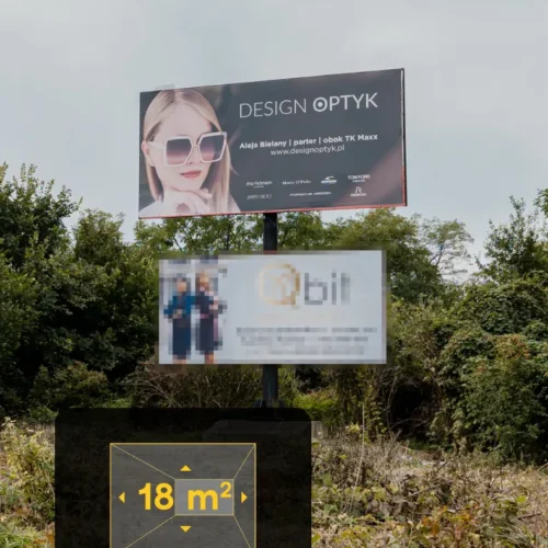 billboard rondo klecina bielany Rondo Bitwy Warszawskiej Wrocław - kierunek Bielany Wr. 6,00 x 3,00 m. big