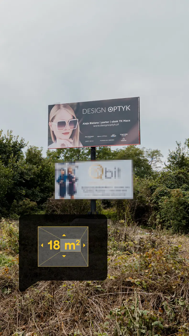 billboard rondo klecina bielany Rondo Bitwy Warszawskiej Wrocław - kierunek Bielany Wr. 6,00 x 3,00 m. big