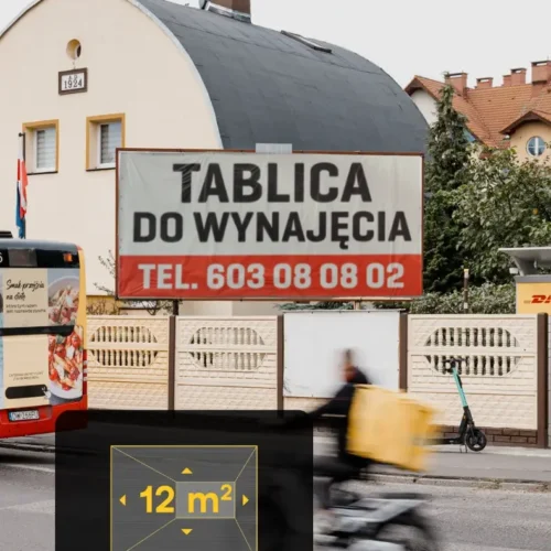 billboard-skarbowow-hert ul. Skarbowców / Wawrzyniaka Wrocław - kierunek Bielany Wr. (po stronie HERT) 5,04 x 2,38 m.