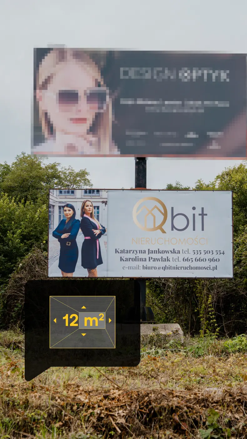 billboard-ul-czekoladowa-klecina Rondo Bitwy Warszawskiej Wrocław - kierunek Bielany Wr. 5,04 x 2,38 m.