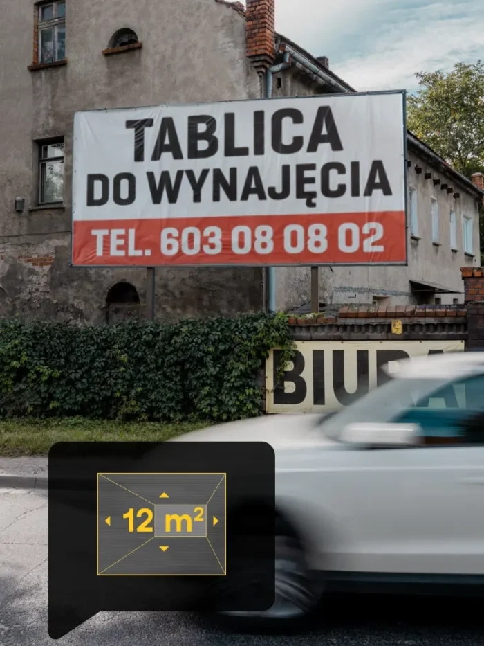 ul. Żernicka 288 Wrocław - kierunek Stabłowice / Leśnica - 5,04 x 2,38 m. (1)