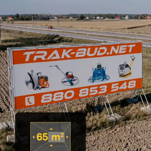 billboard.ekspesówka s5 wrocław poznańwebp S-5 Węzeł Garbce (zachód, widok Wrocław - Poznań), 13 x 5 m.