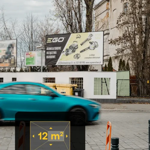 ul. Tęczowa 5 Wrocław - kierunek Dworzec Świebodzki (góra) - 5,04 x 2,38 m. baner ul. Tęczowa 5 Wrocław - kierunek Dworzec Świebodzki (3) - 5,04 x 2,38 m. baner centrum