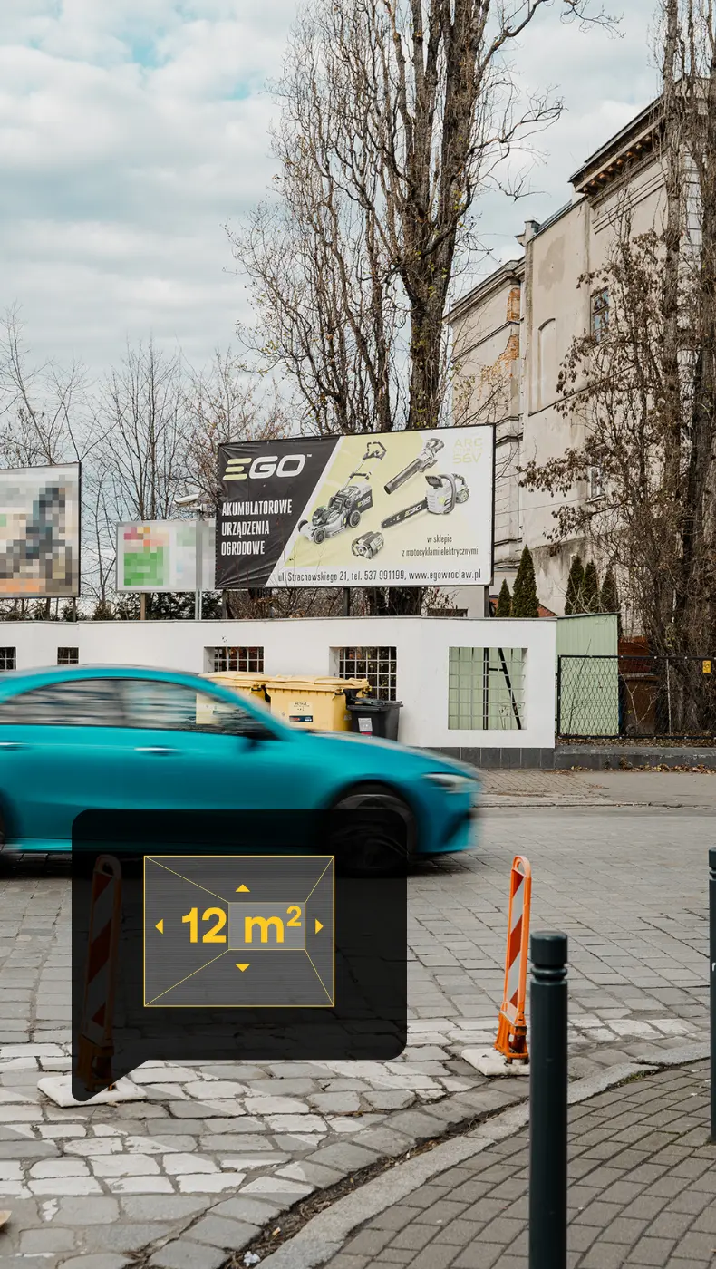 ul. Tęczowa 5 Wrocław - kierunek Dworzec Świebodzki (góra) - 5,04 x 2,38 m. baner ul. Tęczowa 5 Wrocław - kierunek Dworzec Świebodzki (3) - 5,04 x 2,38 m. baner centrum